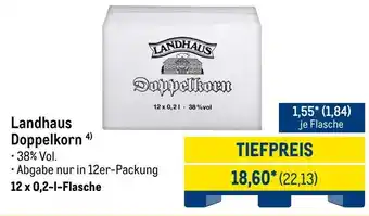 METRO Landhaus Doppelkorn Angebot