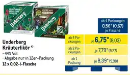 METRO Underberg Kräuterlikör Angebot