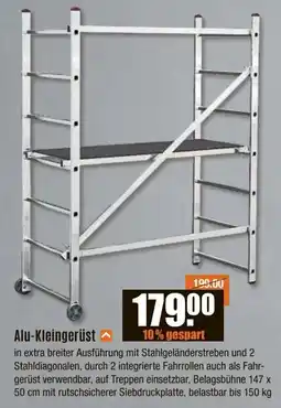 V Baumarkt Alu-Kleingerüst Angebot