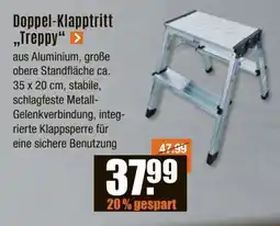 V Baumarkt Doppel-Klapptritt „,Treppy" > Angebot