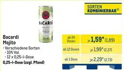 METRO Bacardi Mojito Angebot