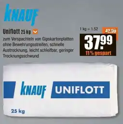 V Baumarkt KNAUF Uniflott Angebot