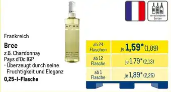 METRO Frankreich Bree Angebot
