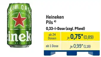 METRO Heineken Pils Angebot