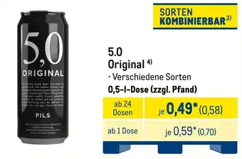 METRO 5.0 Original Angebot