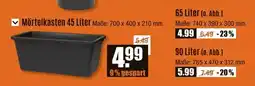 V Baumarkt Mörtelkasten 45 Liter Angebot