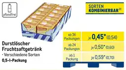 METRO Durstlöscher Fruchtsaftgetränk Angebot
