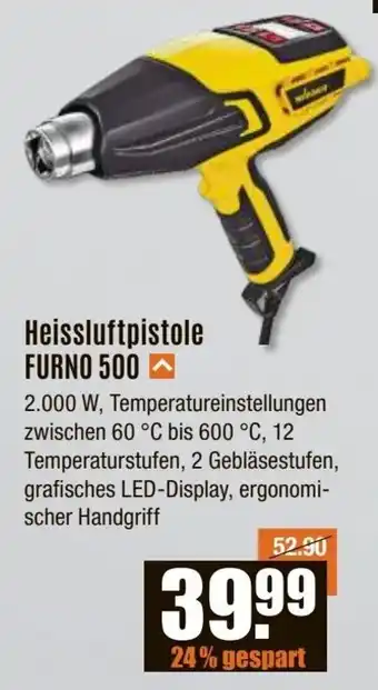 V Baumarkt WAGNER Heissluftpistole FURNO 500 Angebot