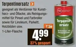 V Baumarkt reColor Terpentinersatz Angebot