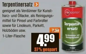 V Baumarkt reColor Terpentinersatz Angebot