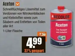 V Baumarkt reColor Aceton Angebot