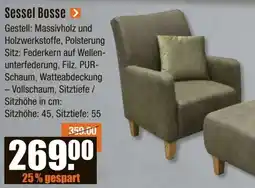 V Baumarkt Sessel Bosse Angebot