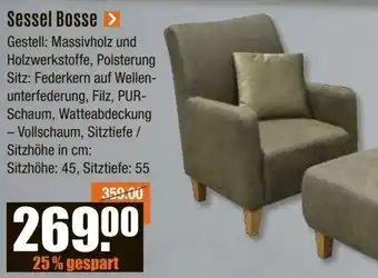 V Baumarkt Sessel Bosse Angebot