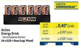 METRO Action Energy Drink Angebot