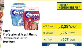 METRO extra Professional Fresh Gums 50er-Dose Angebot