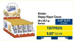 METRO Kinder Happy Hippo Cacao Angebot