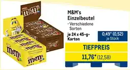 METRO M&M's Einzelbeutel Angebot