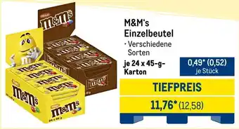 METRO M&M's Einzelbeutel Angebot