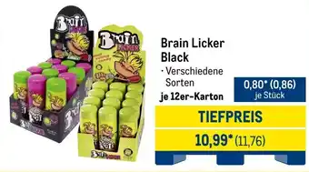 METRO Brain Licker Black je 12er-Karton Angebot