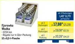 METRO Fjorowka Wodka Angebot