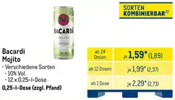 METRO Bacardi Mojito Angebot