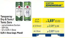 METRO Tanqueray Dry & Tonic/ Tonic Zero Angebot
