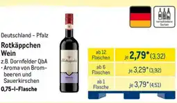 METRO Rotkäppchen Wein Angebot