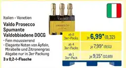 METRO Valdo Prosecco Spumante Valdobbiadene DOCG Angebot