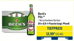 METRO Beck's Pils Angebot