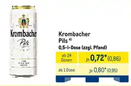 METRO Krombacher Pils Angebot