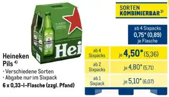 METRO Heineken Pils Angebot