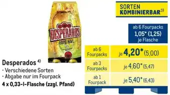 METRO Desperados Angebot