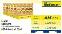 METRO Lipton Sparkling Angebot