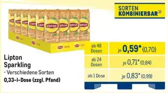 METRO Lipton Sparkling Angebot