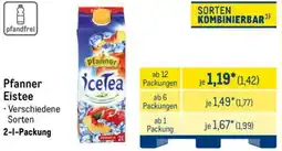 METRO Pfanner Eistee Angebot