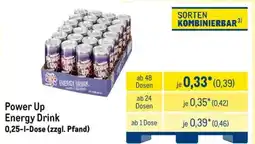 METRO Power Up Energy Drink Angebot