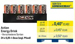 METRO Action Energy Drink Angebot
