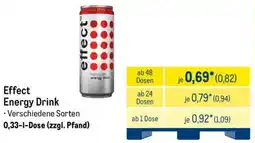 METRO Effect Energy Drink Angebot