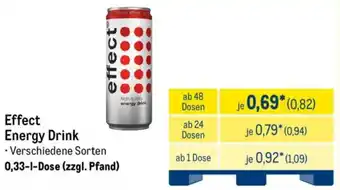 METRO Effect Energy Drink Angebot