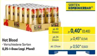 METRO Hot Blood Angebot
