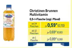 METRO Christinen Brunnen Multivitamin Angebot
