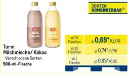 METRO Turm Milchmische/ Kakao Angebot