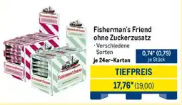 METRO Fisherman's Friend ohne Zuckerzusatz je 24er-Karton Angebot