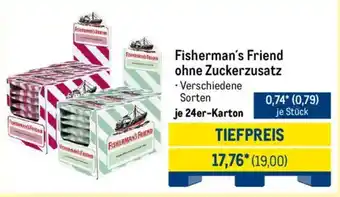 METRO Fisherman's Friend ohne Zuckerzusatz je 24er-Karton Angebot