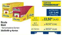METRO Ricola Böxli Angebot
