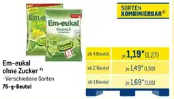 METRO Em-eukal ohne Zucker Angebot