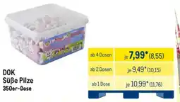 METRO DOK Süße Pilze 350er-Dose Angebot