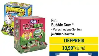 METRO Fini Bubble Gum je 200er-Karton Angebot