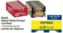 METRO Nestlé Kitkat/Kitkat Chunky/ Lion/Nuts Angebot