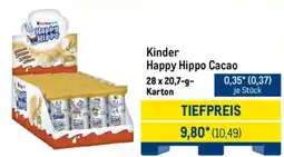 METRO Kinder Happy Hippo Cacao Angebot